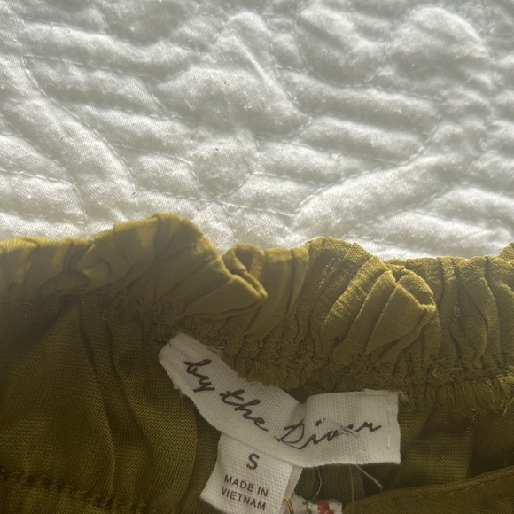 Anthropologie By the River Olive green dress NWOT - Picture 9 of 10